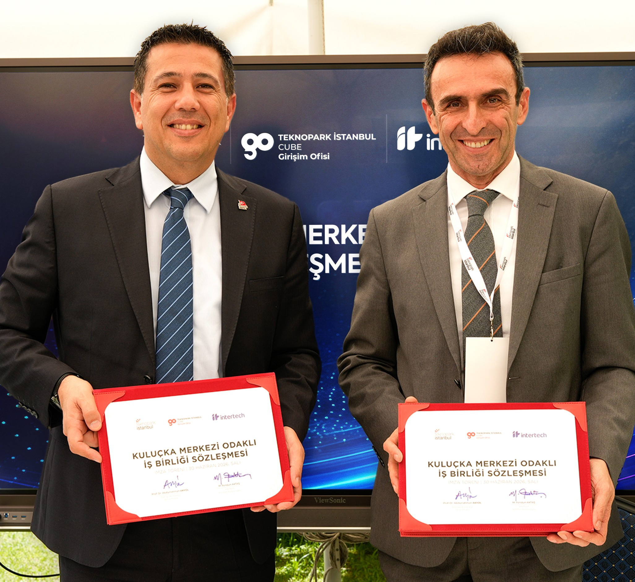Teknopark İstanbul ile Intertech Arasında Kuluçka Merkezi İş Birliği Sözleşmesi İmzalandı